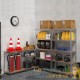 Lot de 2 Étagères Modulables à Charge Lourde Grise : 170 X 75 X 30 cm Robuste et Polyvalente, 280 kg