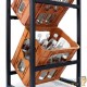 Étagère de Rangement Pratique (47 x 31 x 116 cm) pour Caisses de Boissons et Rangement Divers