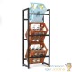 Étagère de Rangement Pratique (47 x 31 x 116 cm) pour Caisses de Boissons et Rangement Divers