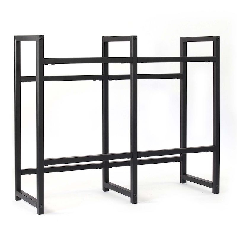 Étagère de Rangement Pratique (91 x 31 x 75 cm) pour Caisses de Boissons et Rangement Divers
