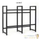 Lot de 2 Étagères de Rangement Pratique (91 x 31 x 75 cm) pour Caisses de Boissons et Rangement Divers