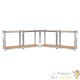 Étagère à Charge Lourde Grise : 160 X 160 X 40 cm Robuste et Polyvalente, 680 kg