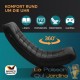 Fauteuil Design et Relax Tissu Noir. Idéal pour la relaxation et le bien-être