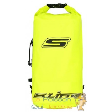 Sac À Dos Moto étanche 25l Jaune fluo + option gonflage protection de vos affaires