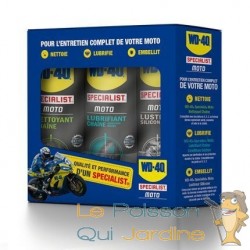 Pack entretien complet de votre moto par WD-40 + cadeau