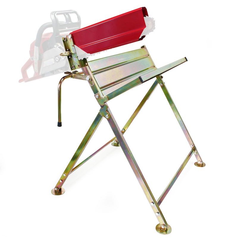 Chevalet De Sciage Tronçonnage avec guide Pour Bûches, 4 Pieds, Stable