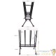 Chevalet De Sciage Tronçonnage Professionnel Pour Bûches et grumes, 4 Pieds, Stable