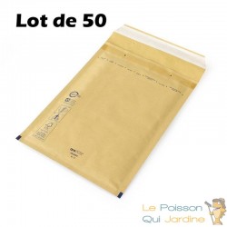 Lot de 50 Enveloppes Matelassées 220 x 330 mm (intérieur)
