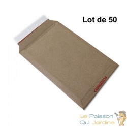 Lot de 50 Enveloppes Carton Ultra Résistantes (250 x 350 x 35 mm) Protection Inégalée