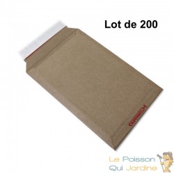 Lot de 200 Enveloppes Carton Ultra Résistantes (250 x 350 x 35 mm) Protection Inégalée