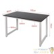 Lot de 2 Tables de travail ou bureau Couleur Noire 120 X 60 X 70 Résistante et de qualité