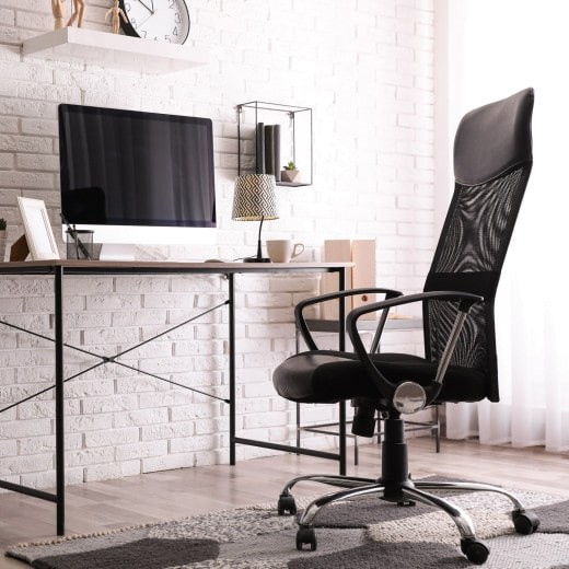 Chaise de Bureau Ergonomique de Qualité Noire : Confort Optimal pour le Travail Quotidien