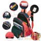 Sac à dos moderne rouge avec prise USB intégrée. 25 litres. Housse de protection offerte