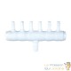 lot de 2 Multi Diviseurs Plastique 6 sortieS Pour Aérateur & Pompe à Air Bassin & Aquarium. 8mm