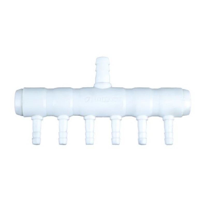 Multi Diviseur Plastique 6 Sorties Pour Aérateur & Pompe à Air Bassin & Aquarium