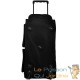 Sac de voyage moderne noir. 85 litres. Robuste, spacieux et roulettes incluses