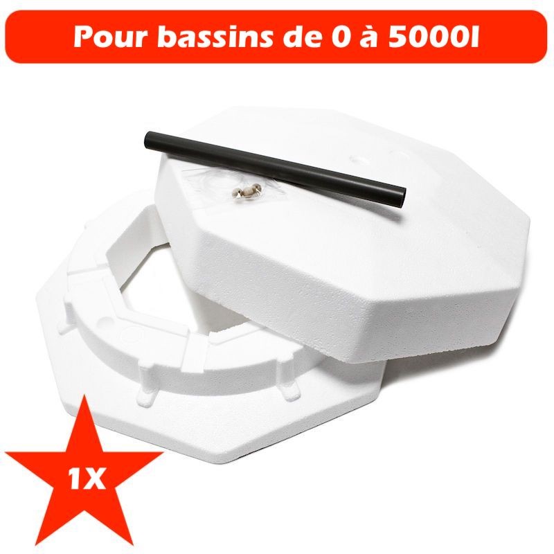 Anti Gel Bassins De Jardin 40 cm Polystyrène ( frigolite ) De 0 à 5 m³