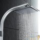 Colonne de douche avec porte savon 110 cm inox, moderne et classe