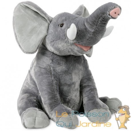 Adorable Peluche Éléphant de 90 cm : Le Compagnon Doux et Ludique