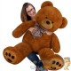 Ours en peluche nounours Taille XXL 150 cm de haut- Brun - Doux