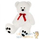 Ours en peluche nounours Taille XXL 150 cm de haut- Blanc - Doux
