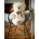 Lot de 2 Ours en peluche nounours Taille XL 100 cm de haut- Crème - Doux