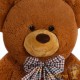 Lot de 2 Ours en peluche nounours Taille XL 100 cm de haut- Brun - Doux