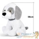 Peluche chien 58cm pour enfants, douceur au rendez-vous