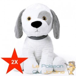 Lot de 2 Peluches chien 58cm pour enfants, douceur au rendez-vous