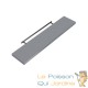 Lot de 2 Étagères murales flottantes 70 cm en MDF gris. Tablette à fixer au mur