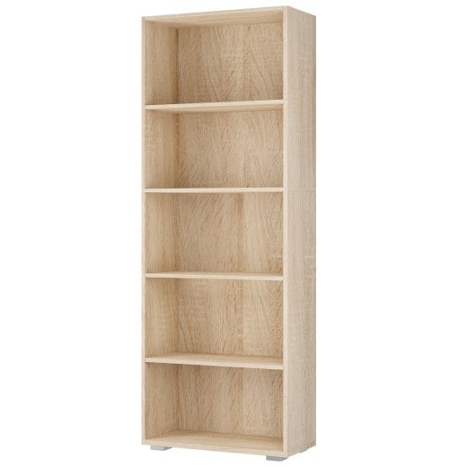 Étagère 190 cm de haut Colonne bibliothèque Couleur chêne