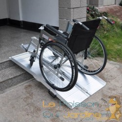 Rampe D'Accès Et De Marche Pliable Pour Fauteuil Roulant, Quad 183 cm 270 Kg