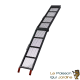 Paire de Rampes de chargement noire moto pliable 340 kg 203 cm de long