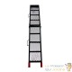 Paire de Rampes de chargement noire moto pliable 340 kg 203 cm de long