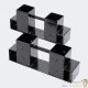 10 supports en métal pour rangement du bois de chauffage