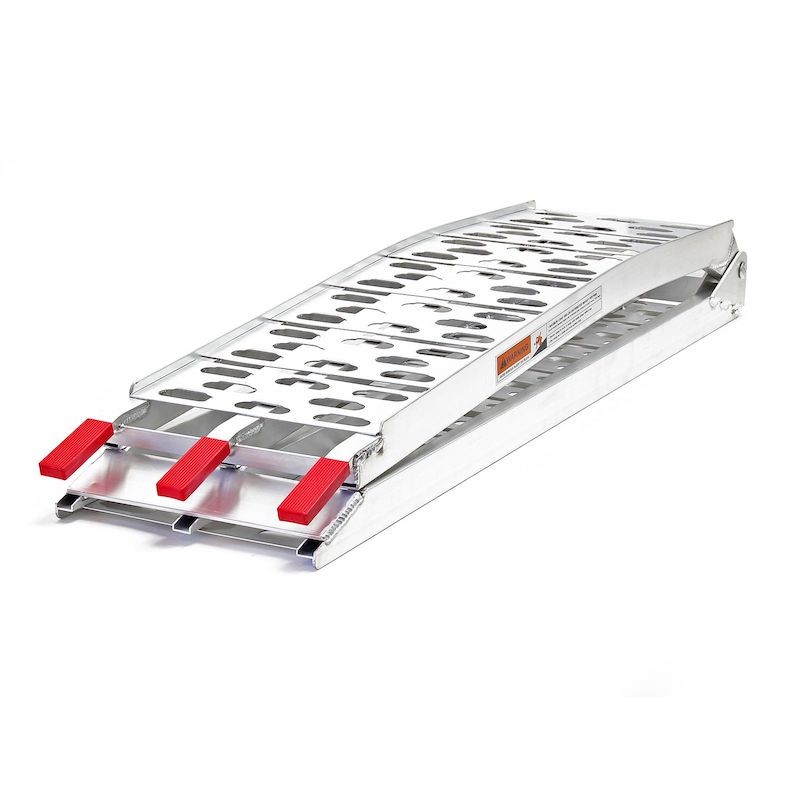 Rampe de chargement moto pliable 340 kg 228 cm de long