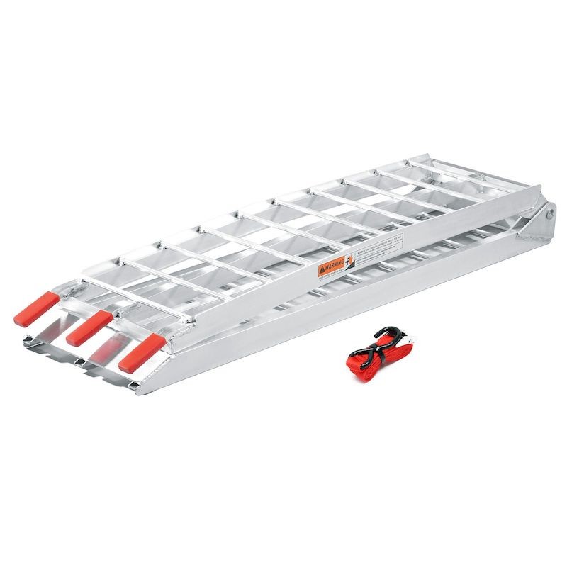 Rampe de chargement moto pliable 340 kg 226 cm de long