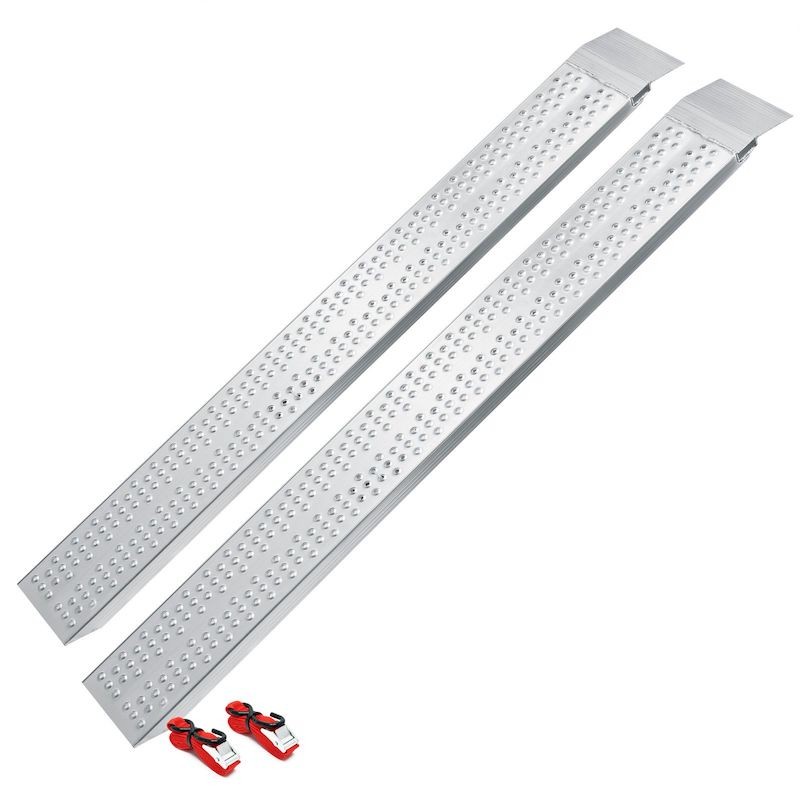 Paire de Rampes de chargement moto 540 kg 160 cm de long