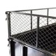 Remorque basculante pour auto portée et quads 114 x76 x 30cm avec grille 300 kg max