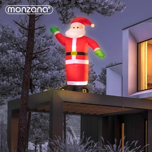 Décoration Gonflable Père Noël debout XXL 250 cm