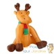 Décoration Gonflable Renne du Père Noeldebout XXL 180 cm