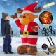Décoration Gonflable Renne en Père Noel debout XL 135 cm