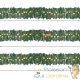 Guirlande de Noël imitation sapin 5m 100 LED Télécommande