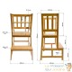 Tour d'observation et d'apprentissage pour enfant en bois clair de 90 X 46 X 46 cm