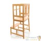 Tour d'observation et d'apprentissage pour enfant en bois clair de 90 X 46 X 46 cm