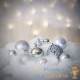 100 Boules de Noël Argentées pour décorer votre sapin