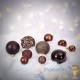 100 Boules de Noël Marron pour décorer votre sapin de Noël