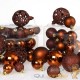100 Boules de Noël Marron pour décorer votre sapin de Noël