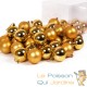54 Boules de Noël Dorées pour décorer votre sapin de Noël