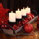 77 Boules & décorations de Noël Rouges pour décorer votre sapin de Noël